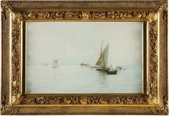Лагорио Лев Феликсович. Парусник в море